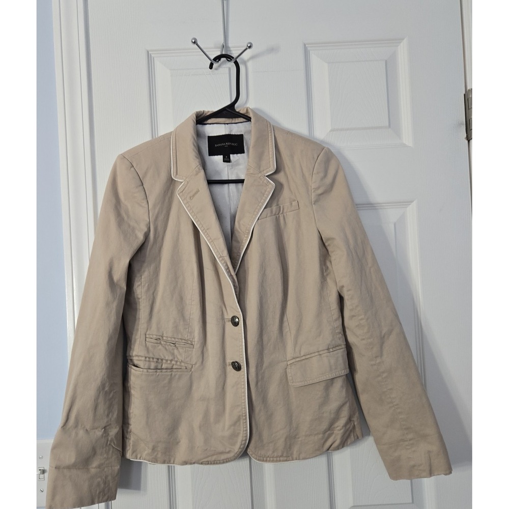 Banana Republic Womans Short Blazer Size 8